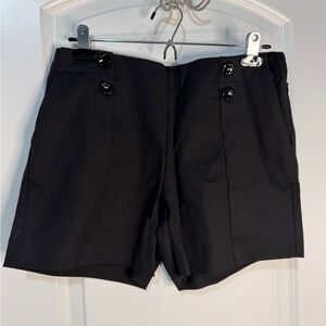 Vince Camuto Black High Waist Women's Shorts